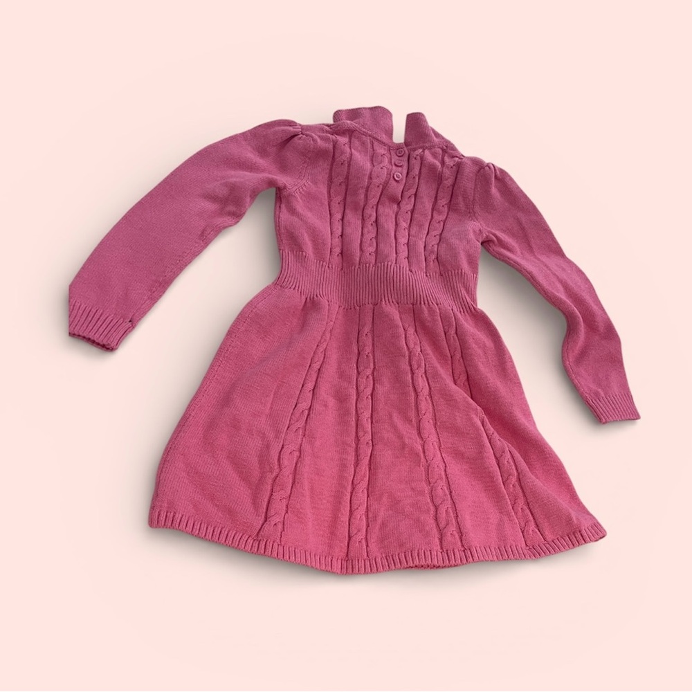 Gymboree Pink Cable Knit Dress
